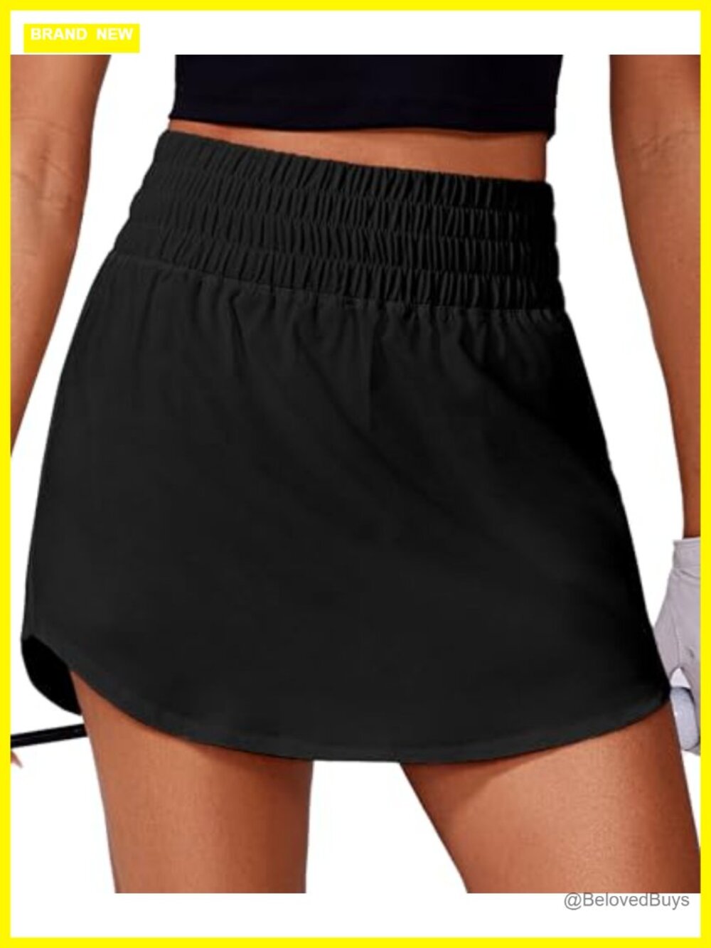 PINSPARK Women's 16" Golf Skort High Waisted A-Line with 2 Pockets